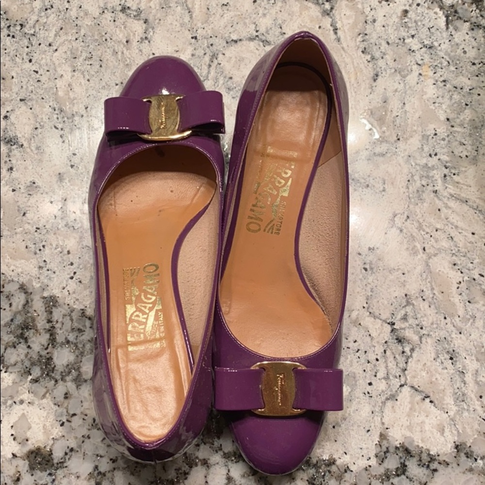 Salvatore Ferragamo block heel